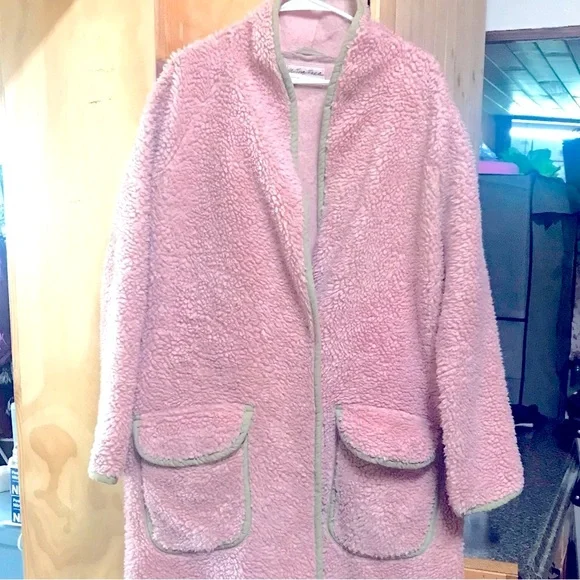 Free People We the Free Irresistible Teddy Shearling Long Coat - Picture 5 of 6